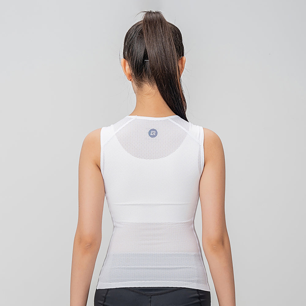 Rockbros YDBX001 Women's Quick-Dry Sleeveless Cycling Jersey M/L - White_12