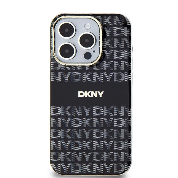 DKNY IML Mono & Stripe MagSafe case for iPhone 15 Pro Max - black_2