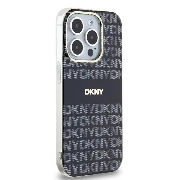 DKNY IML Mono & Stripe MagSafe case for iPhone 15 Pro Max - black_3