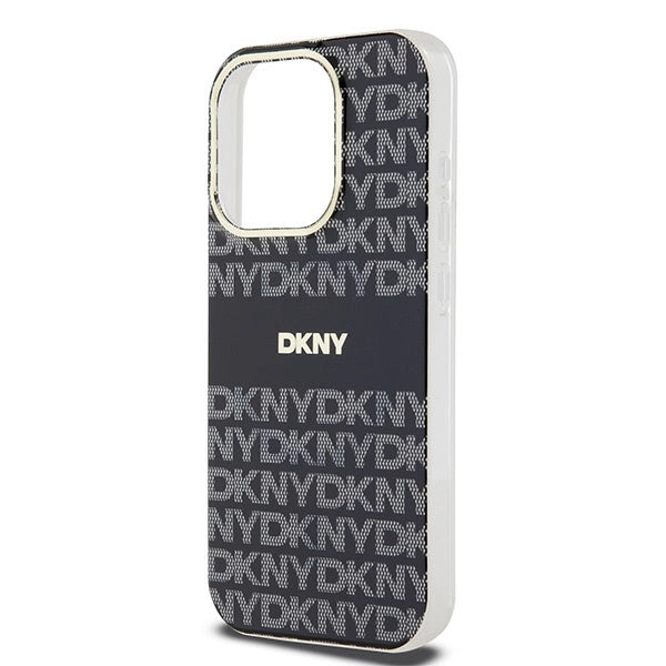 DKNY IML Mono & Stripe MagSafe case for iPhone 15 Pro Max - black_5