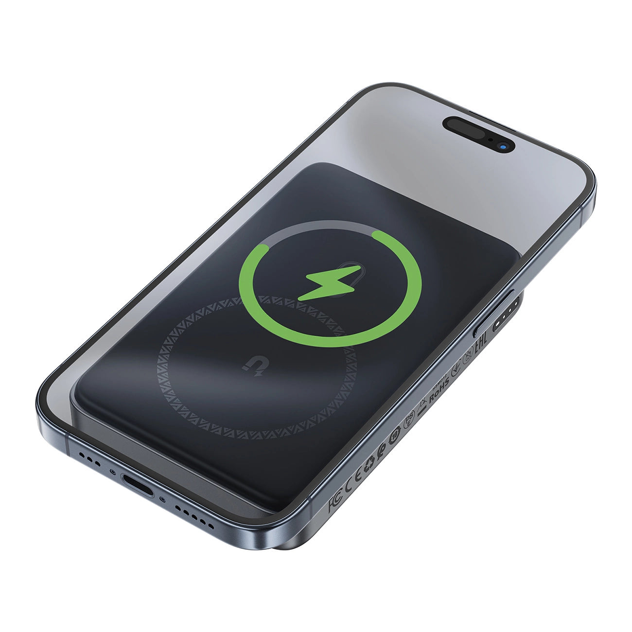 Powerbank Acefast M10 Magnetic 2x USB-C PD 30W with 15W Inductive Charging and USB-C Cable - Black_2
