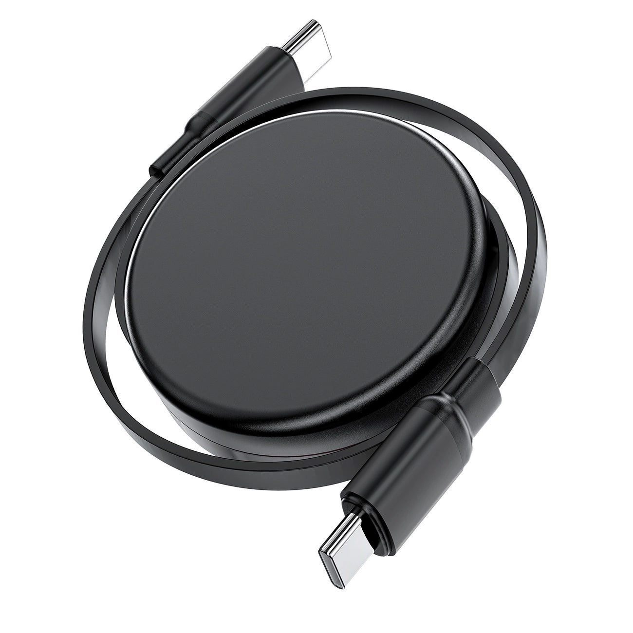 Acefast C13-03 USB-C - USB-C 60W Cable Retractable - Black_3