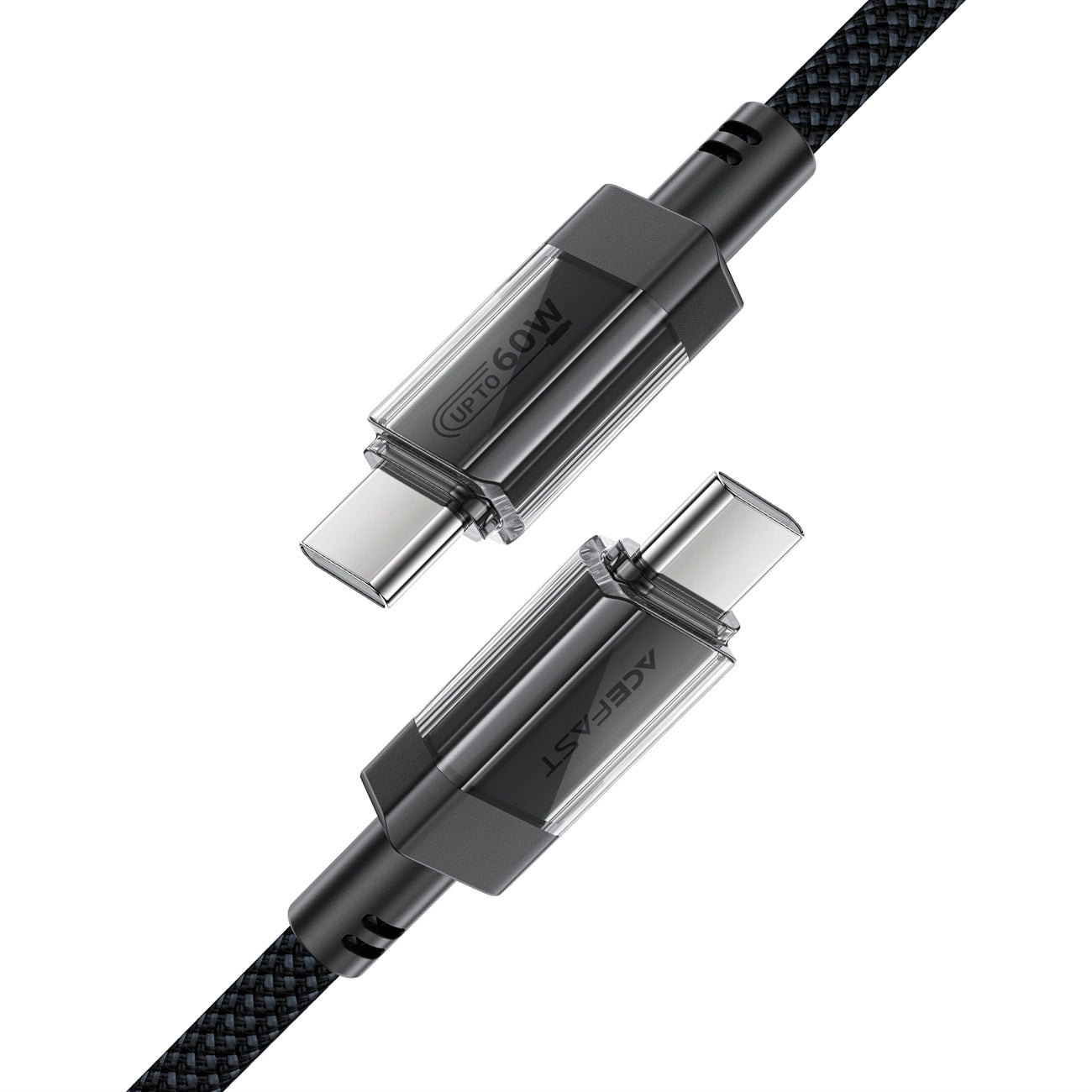 Acefast C12 USB-C / USB-C PD cable 60W 480Mb/with nylon braid - black_3