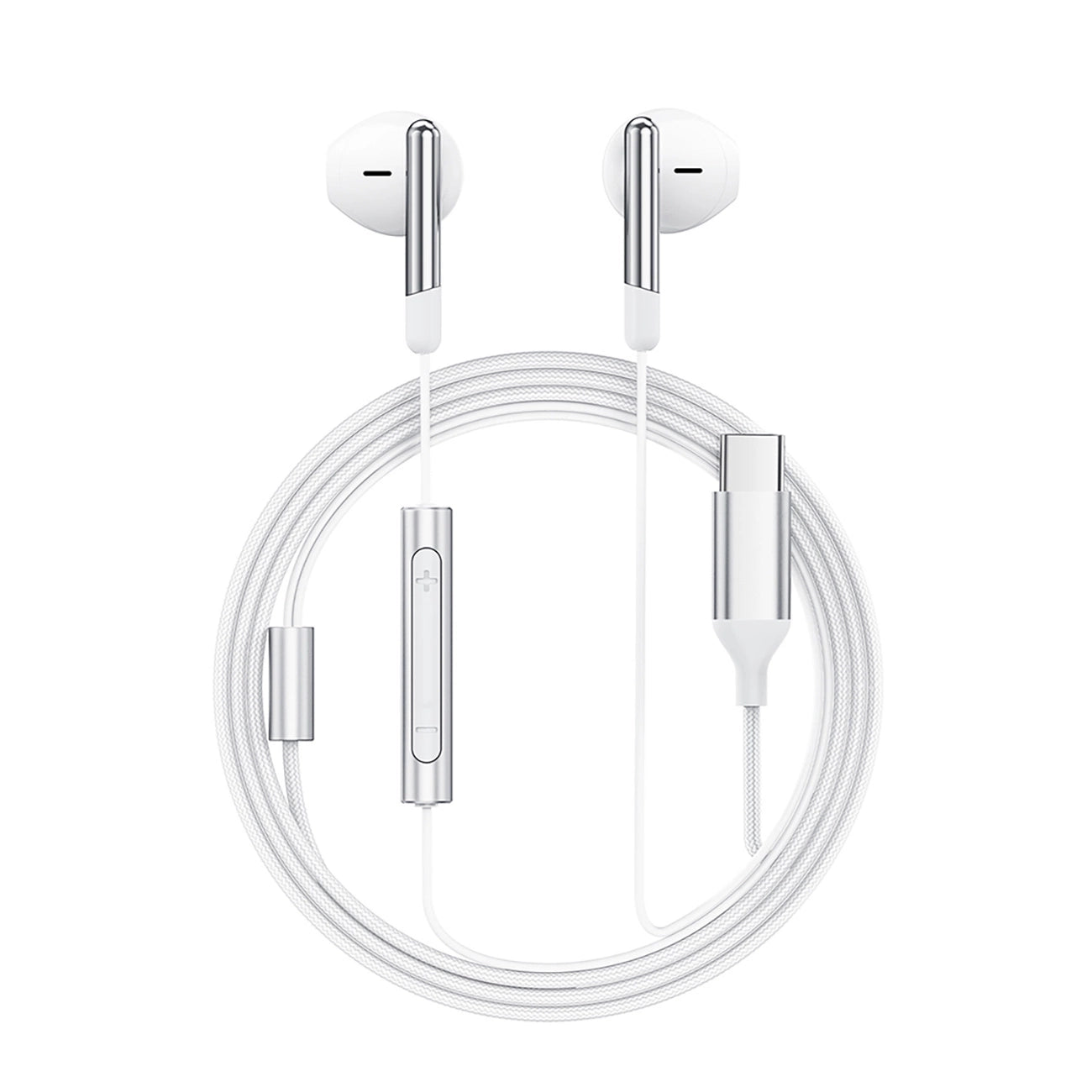 Acefast L3 Wired USB-C Headphones with Microphone - White_0