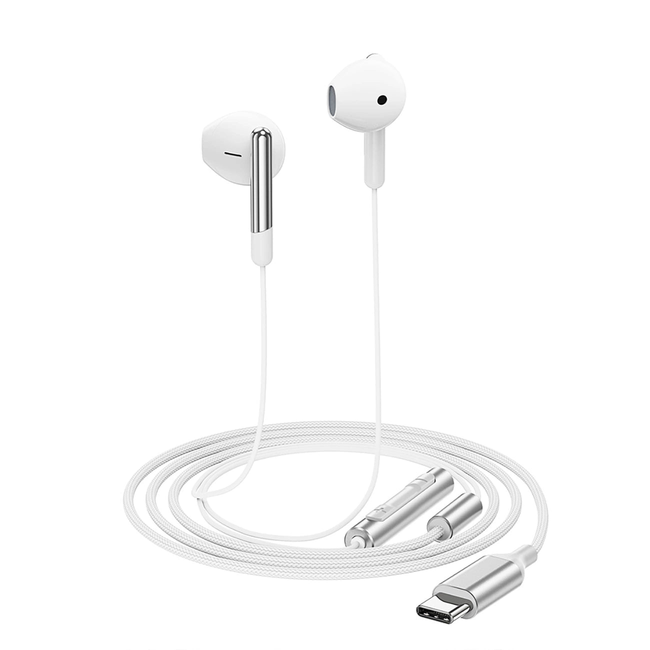 Acefast L3 Wired USB-C Headphones with Microphone - White_3