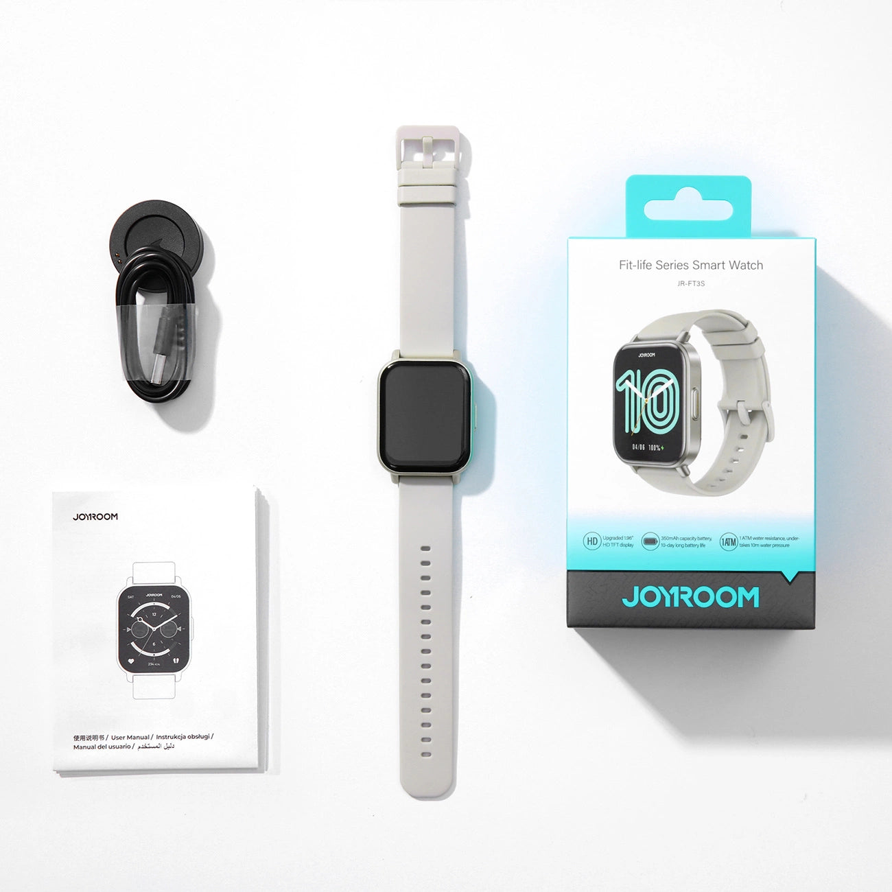 Joyroom Fit-Life JR-FT3S smartwatch with call answering function - titanium color_11