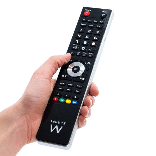 Ewent EW1570 mando a distancia DTT, DVD/Blu-ray, Proyector, SAT, STB, Altavoz para barra de sonido, TV, Universal, VCR Botones_3