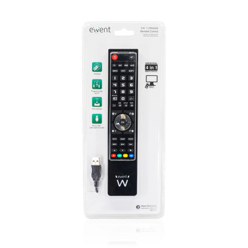 Ewent EW1570 mando a distancia DTT, DVD/Blu-ray, Proyector, SAT, STB, Altavoz para barra de sonido, TV, Universal, VCR Botones_7