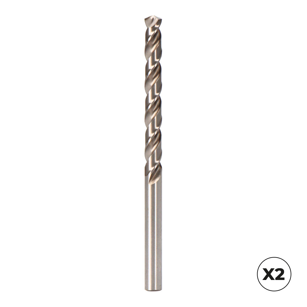 Conjunto de 2 brocas cilindricas curtas hsse din-338n inox 2,50mm iz27443 koma tools (izar)_0