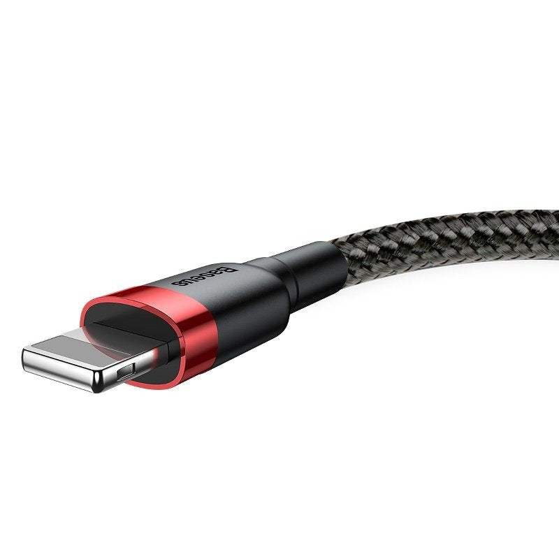 Baseus Cafule USB-A / Lightning 2.4A QC 3.0 cable 0.5 m - black and red_7