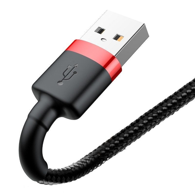 Baseus Cafule USB-A / Lightning 2.4A QC 3.0 cable 0.5 m - black and red_9