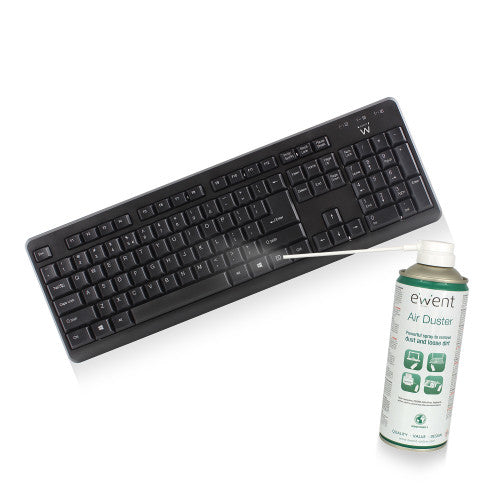 Ewent EW5601 kit de limpieza para computadora Lugares difíciles de alcanzar Limpiador de aire comprimido para limpieza de equipos 400 ml_2