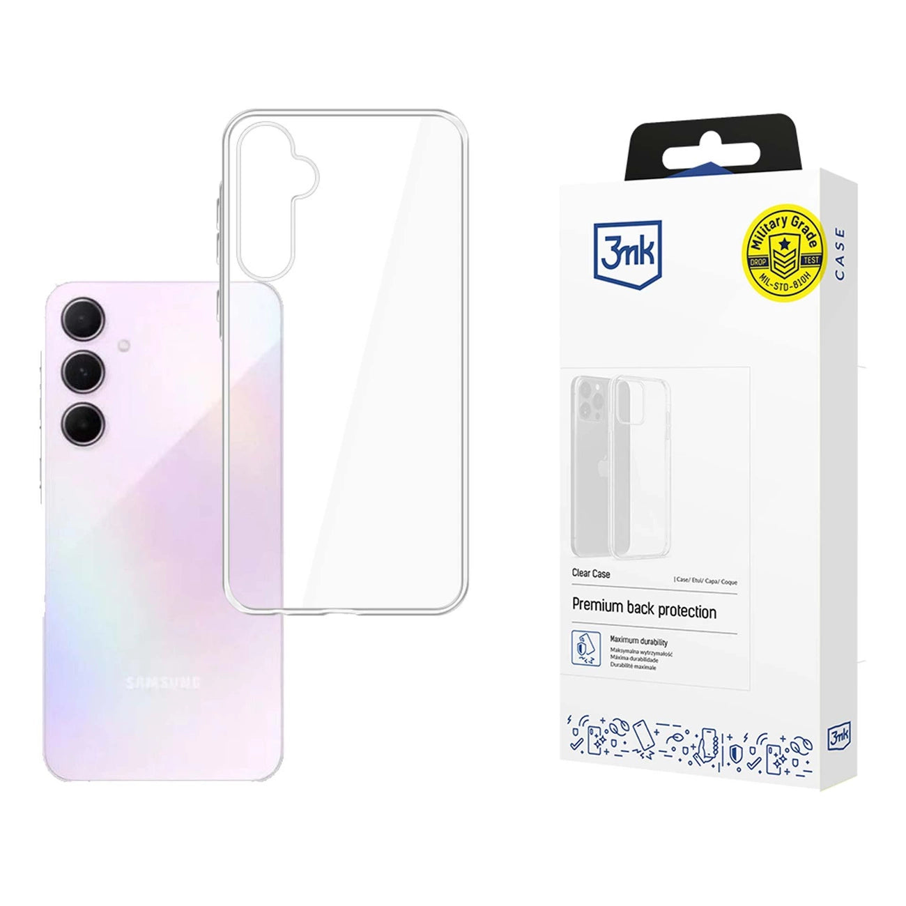 3mk Clear Case for Samsung Galaxy M35 5G - transparent_0