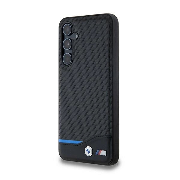 BMW Leather Carbon case for Samsung Galaxy A55 - black_1