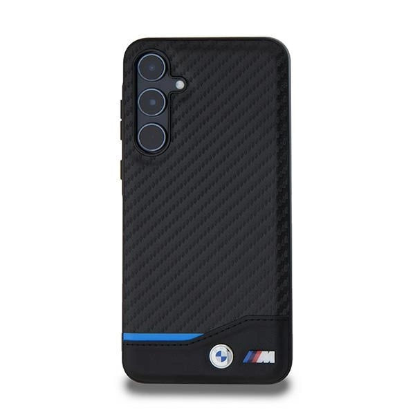 BMW Leather Carbon case for Samsung Galaxy A55 - black_2