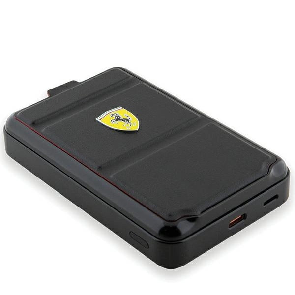 Powerbank Ferrari Metal Logo MagSafe induction 15W 10000 mAh with stand function - black_4