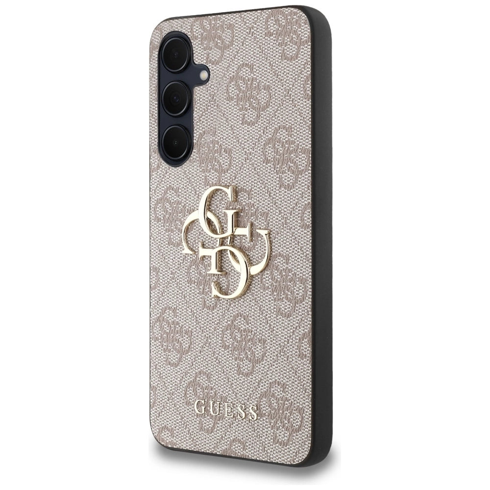 Guess 4G Big Metal Logo case for Samsung Galaxy A35 - pink_1