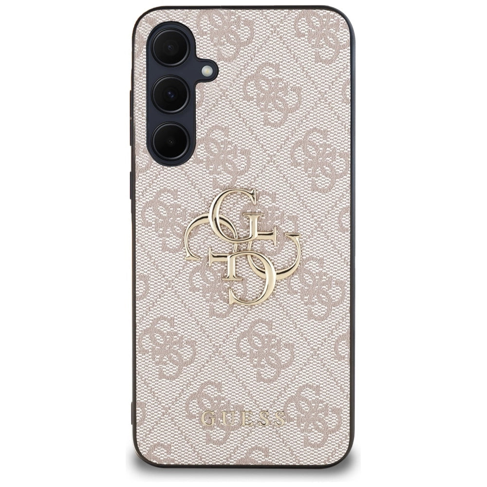 Guess 4G Big Metal Logo case for Samsung Galaxy A35 - pink_2