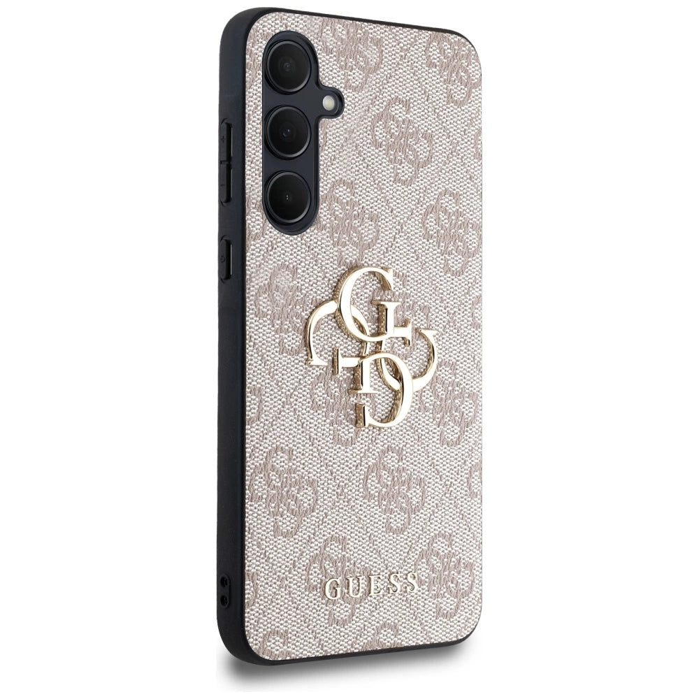 Guess 4G Big Metal Logo case for Samsung Galaxy A35 - pink_3