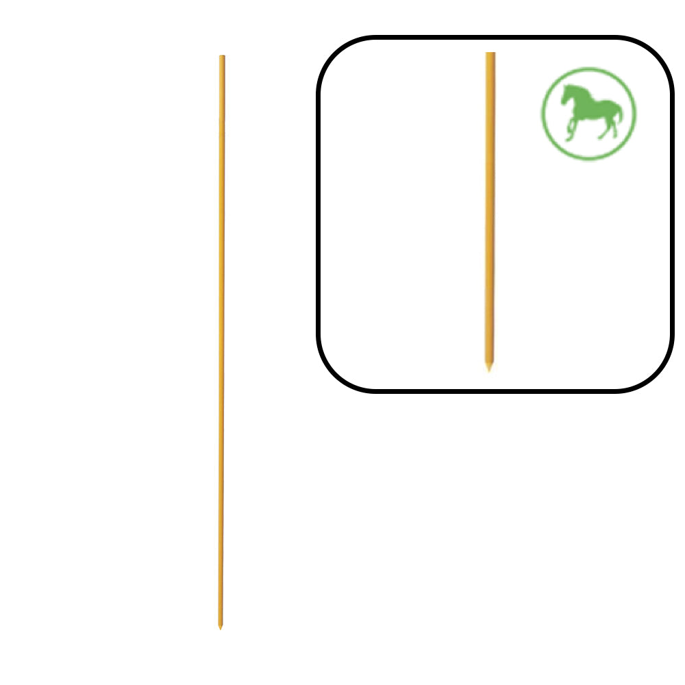Pack 50 estacas 150cm fibra amarela pastormatic_0