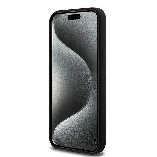 Karl Lagerfeld Silicone Karl&Choupette Ring MagSafe case for iPhone 15 Pro Max - black_4