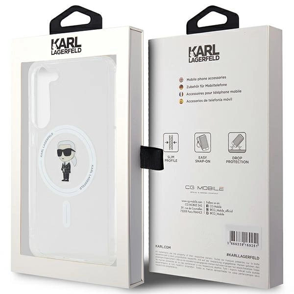 Karl Lagerfeld IML Ikonik MagSafe case for Samsung Galaxy S24+ - transparent_7