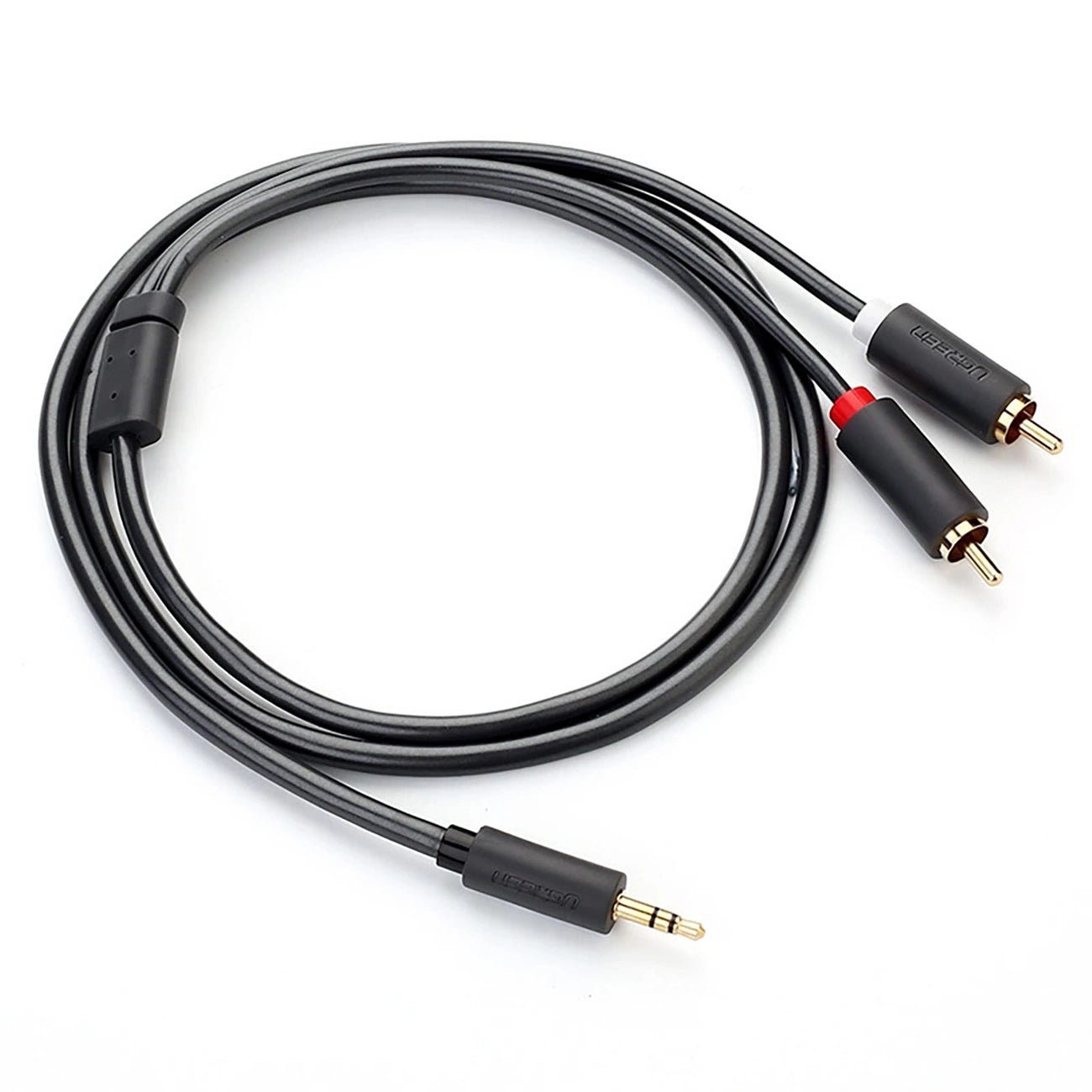 Ugreen AV102 10512 cable 3.5 mm mini jack (male) / 2RCA (male) 3m - gray_3