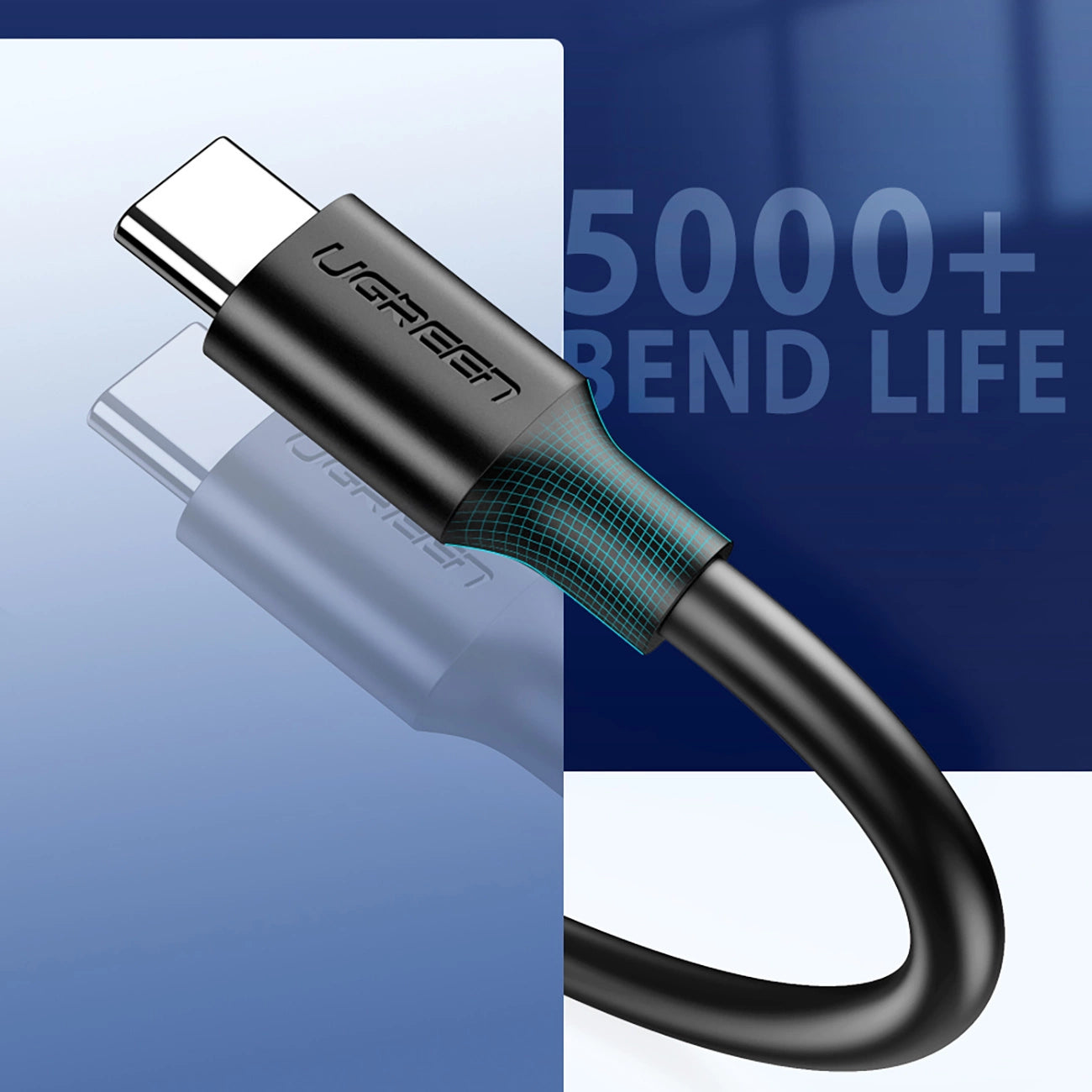 Ugreen US184 20883 USB-A 3.0 / USB-C 3A cable 1.5m - black_12