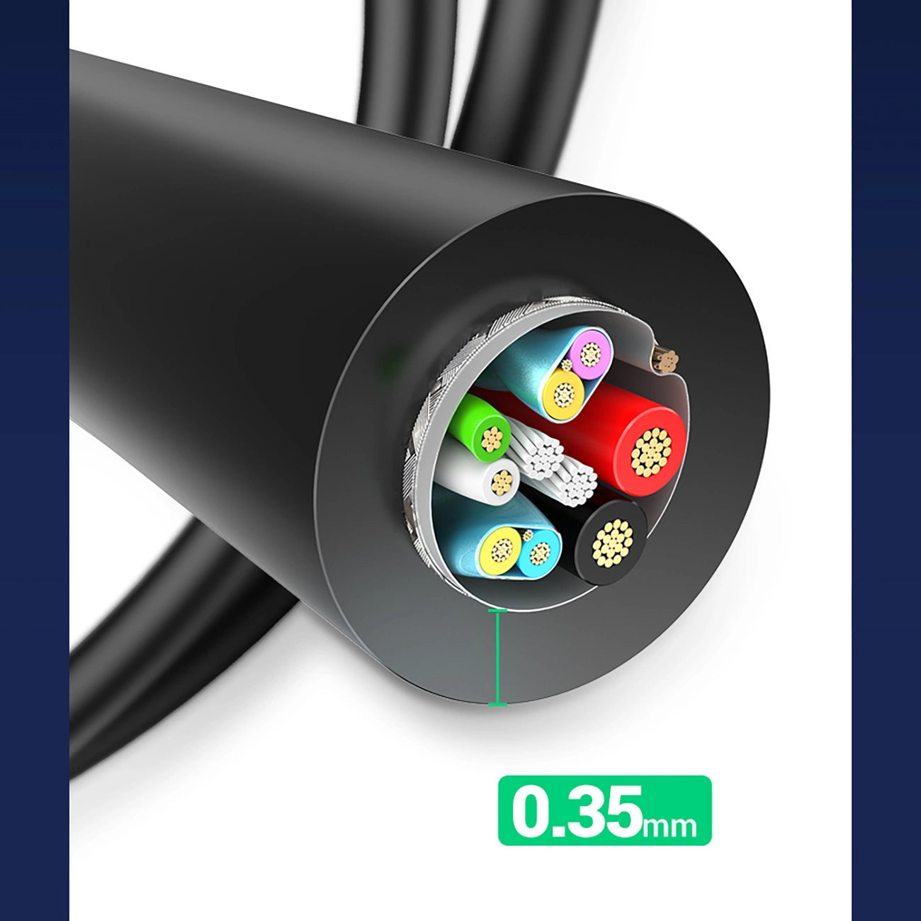 Ugreen US184 20883 USB-A 3.0 / USB-C 3A cable 1.5m - black_13