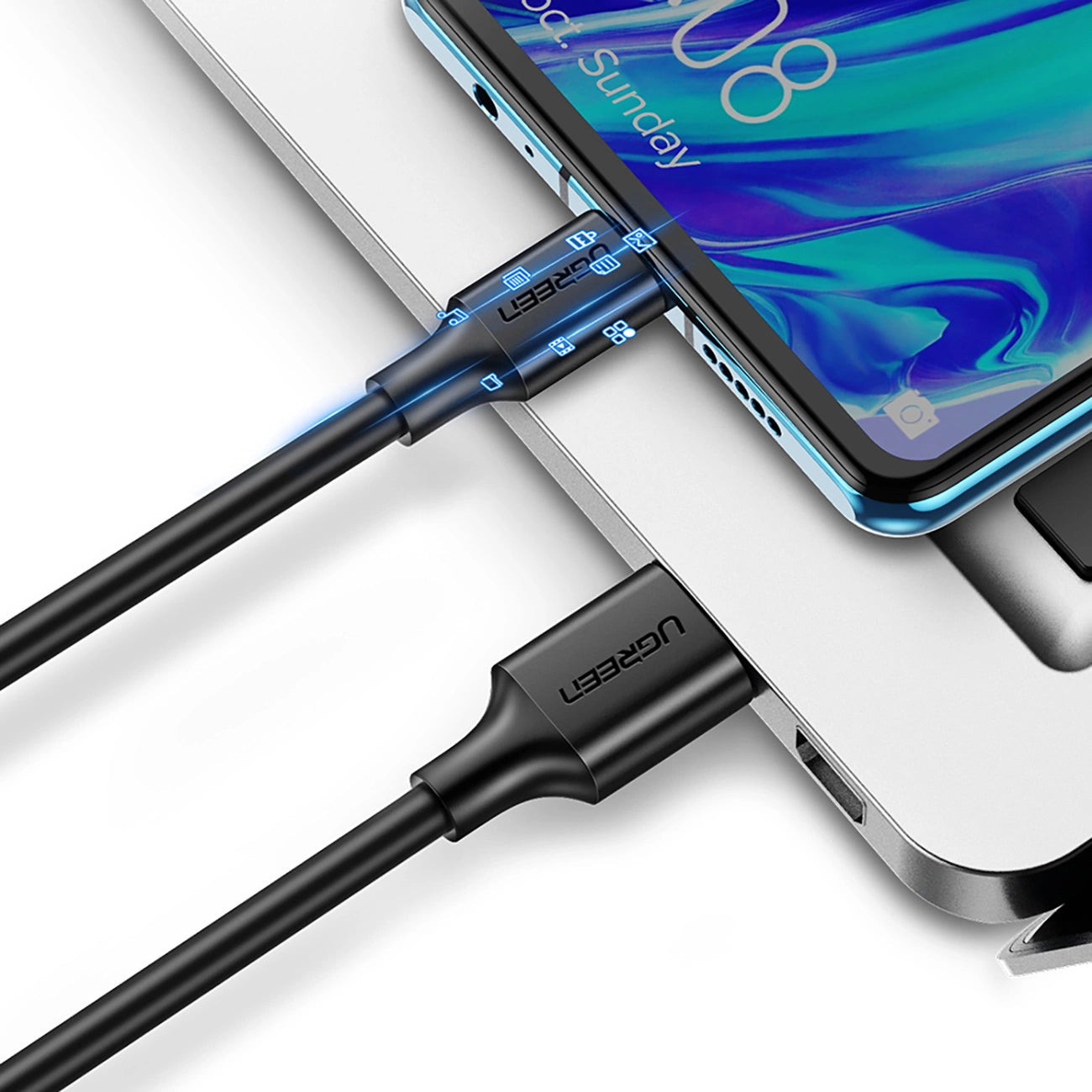 Ugreen US184 20883 USB-A 3.0 / USB-C 3A cable 1.5m - black_14