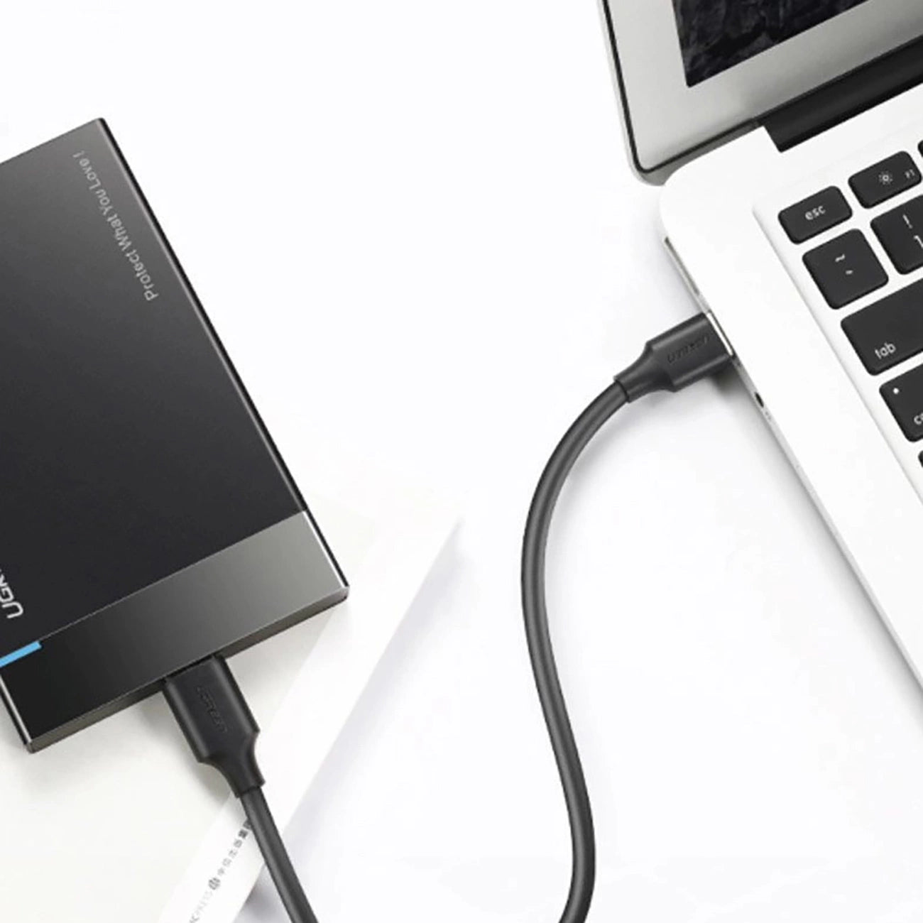 Ugreen US184 20883 USB-A 3.0 / USB-C 3A cable 1.5m - black_1