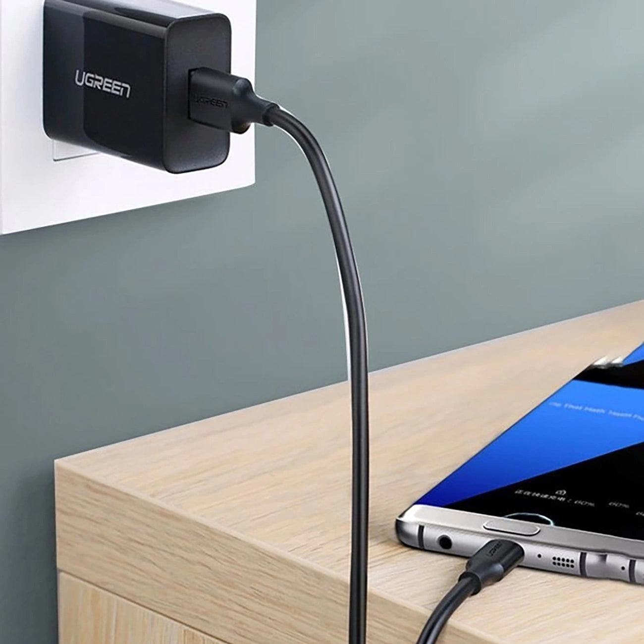 Ugreen US184 20883 USB-A 3.0 / USB-C 3A cable 1.5m - black_2
