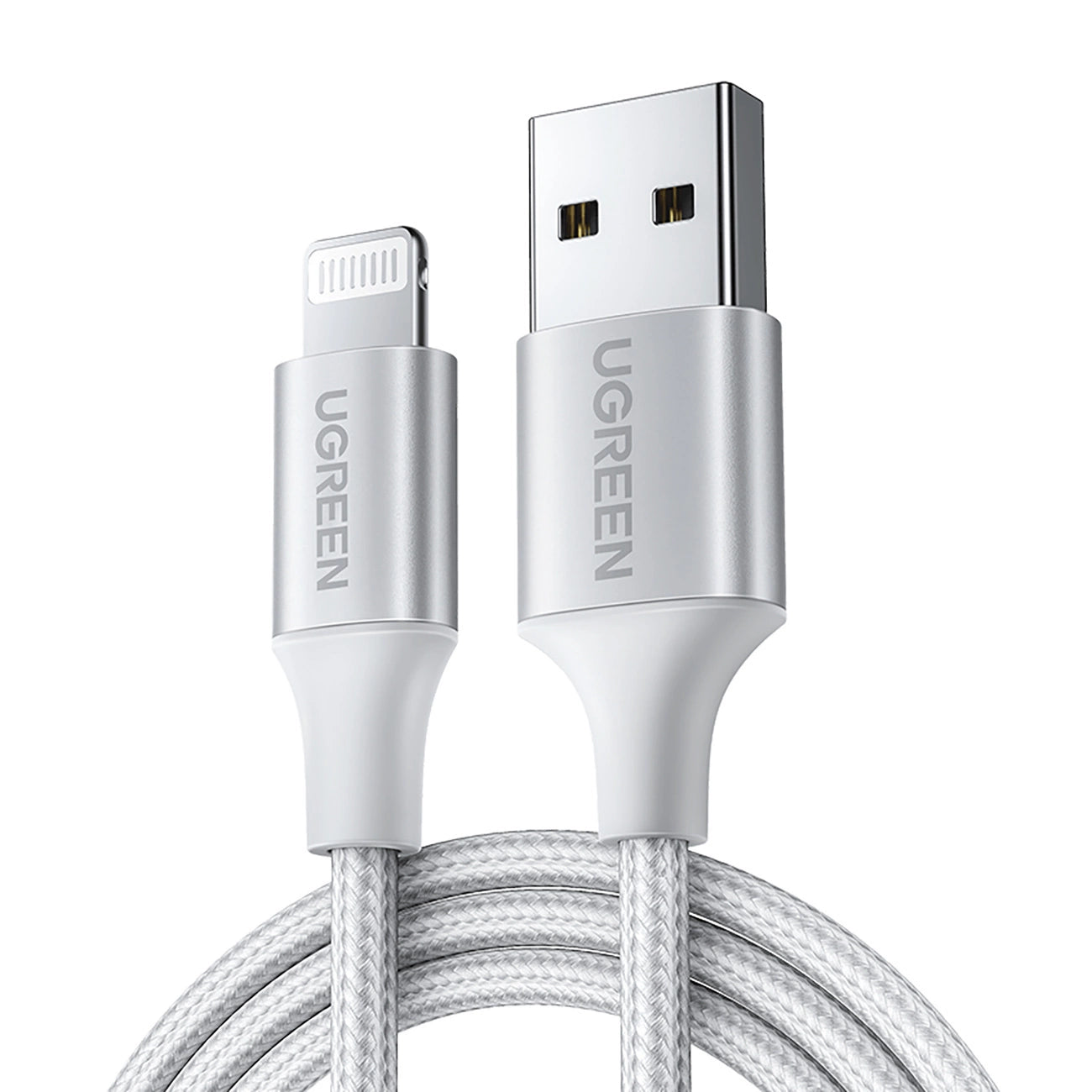 Ugreen US199 60163 USB-A / Lightning MFi cable 2m - silver_0