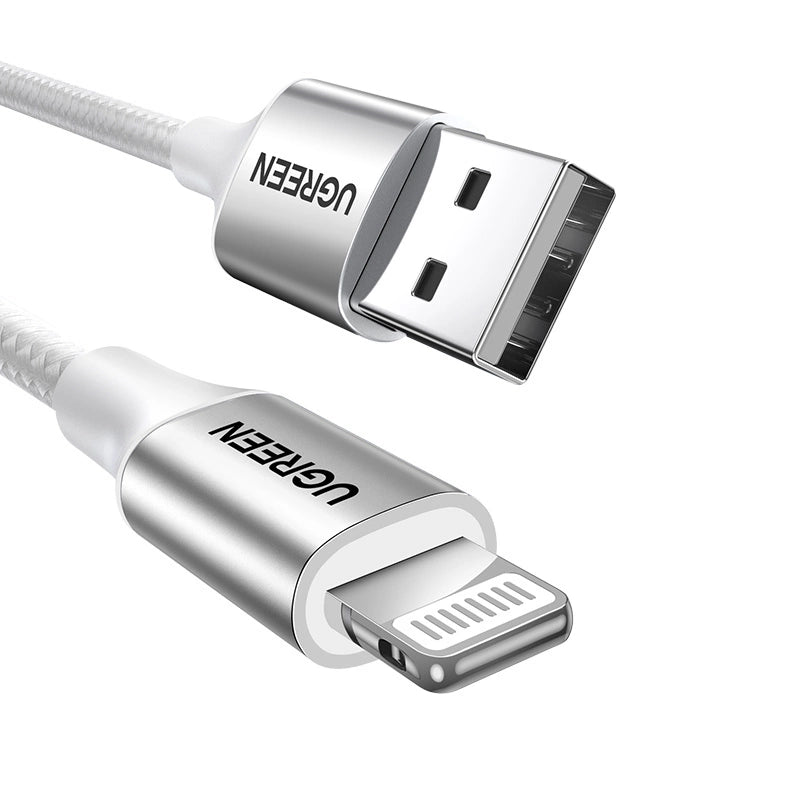 Ugreen US199 60163 USB-A / Lightning MFi cable 2m - silver_2