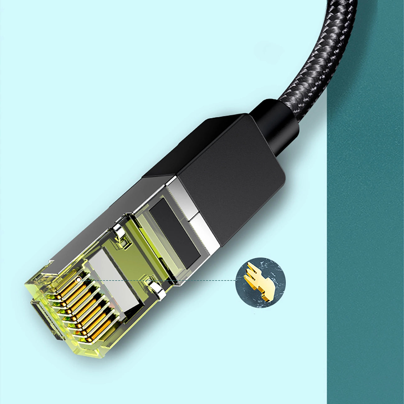 Ugreen NW150 80425 Ethernet RJ45 Cat 7 10Gbps Cable 5m - Black_3