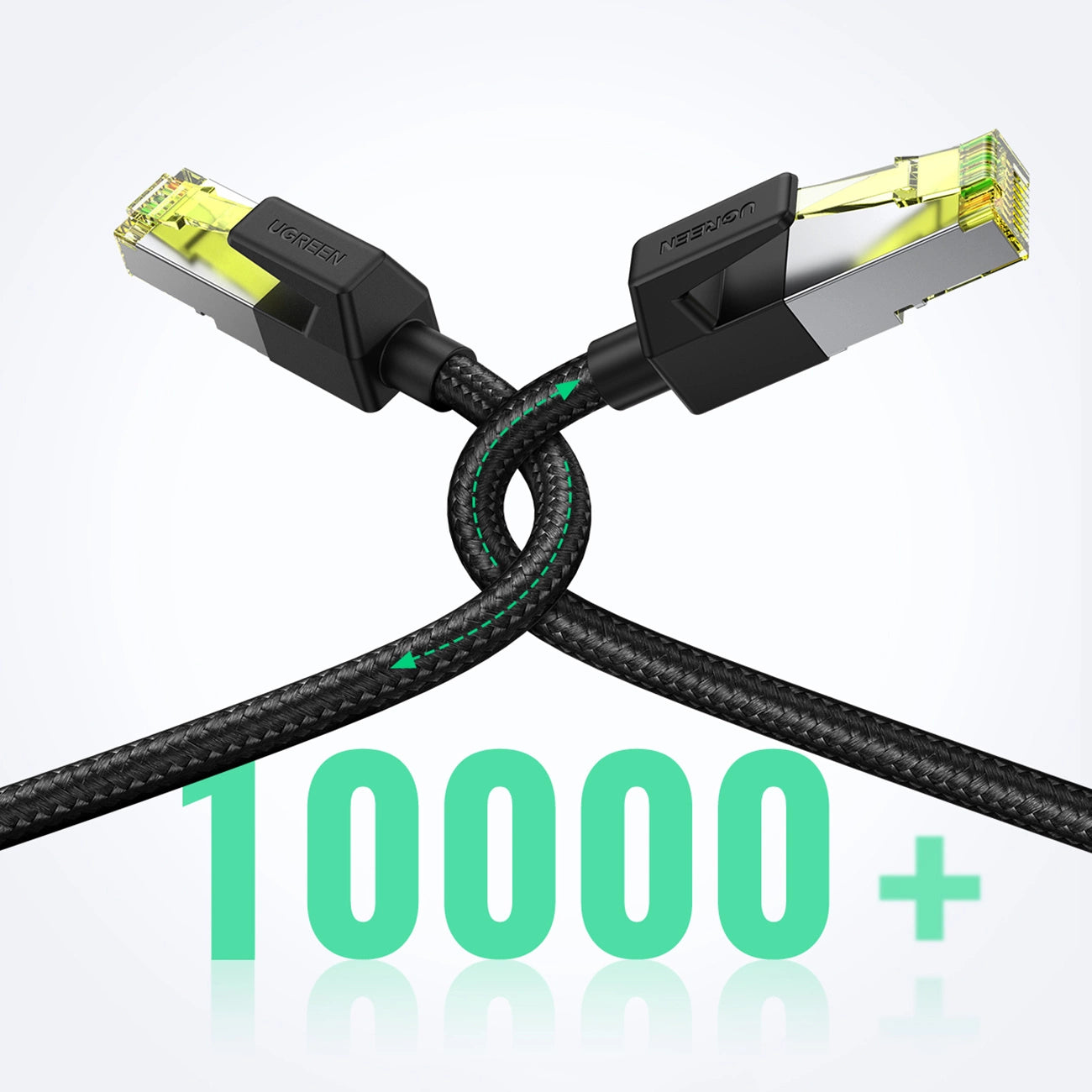 Ugreen NW150 80425 Ethernet RJ45 Cat 7 10Gbps Cable 5m - Black_6
