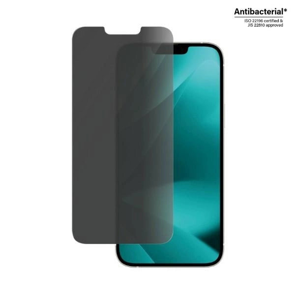 PanzerGlass Classic Fit Privacy Antibacterial Glass for iPhone 14 Plus/13 Pro Max_3