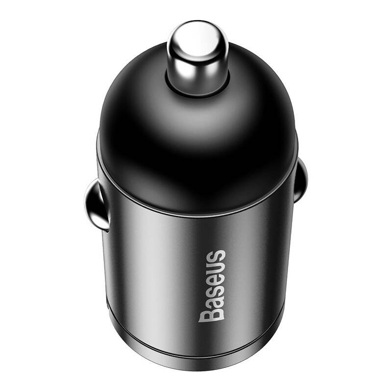 Baseus Tiny Star Mini Quick Charge Car Charger USB Port 30W Grey_9