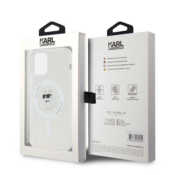 Karl Lagerfeld IML Choupette MagSafe case for iPhone 12 / 12 Pro - transparent_7