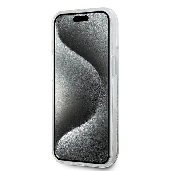 Karl Lagerfeld Liquid Glitter Choupette Head MagSafe case for iPhone 14 / 15 / 13 - transparent_4