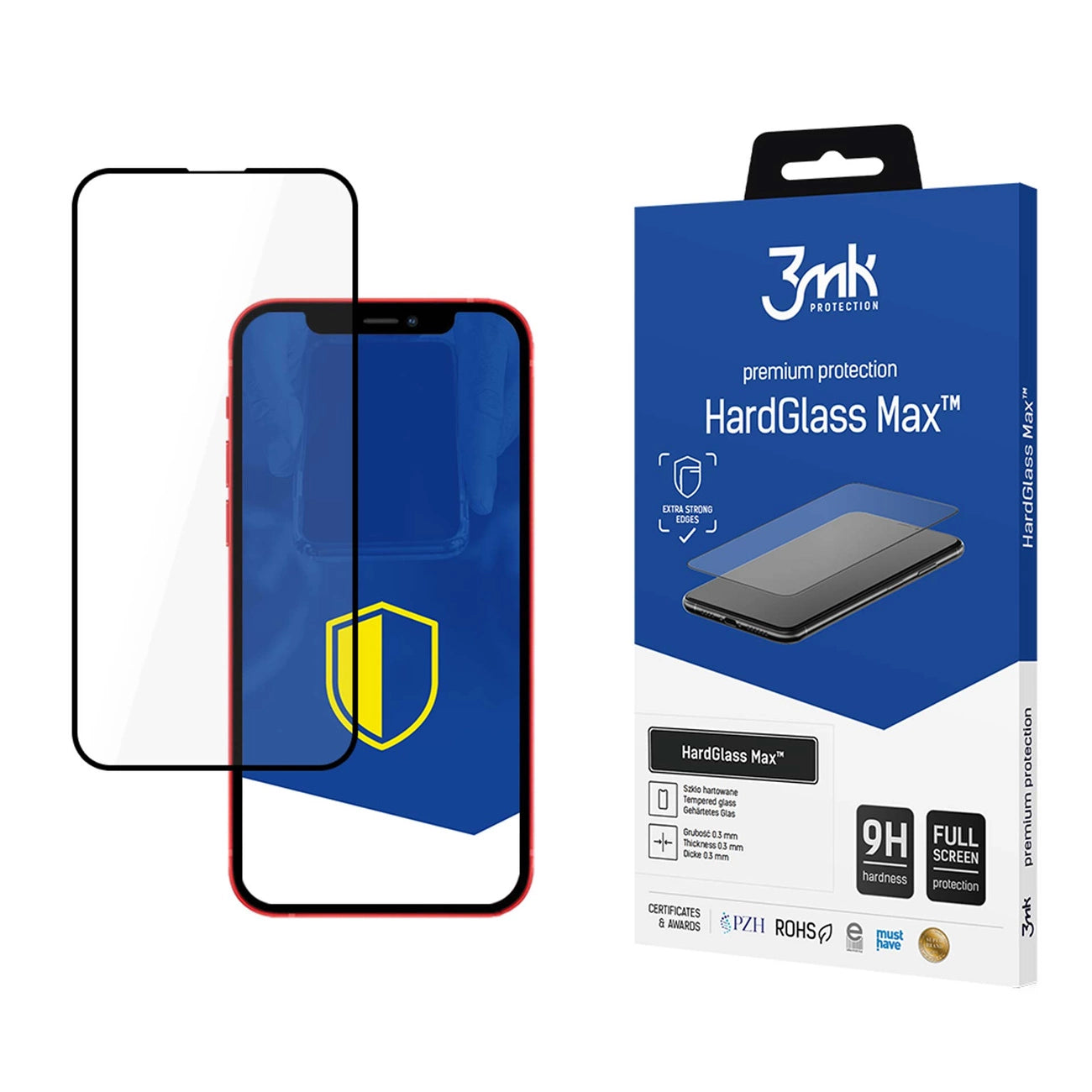 9H 3mk HardGlass Max™ glass for iPhone 13_0