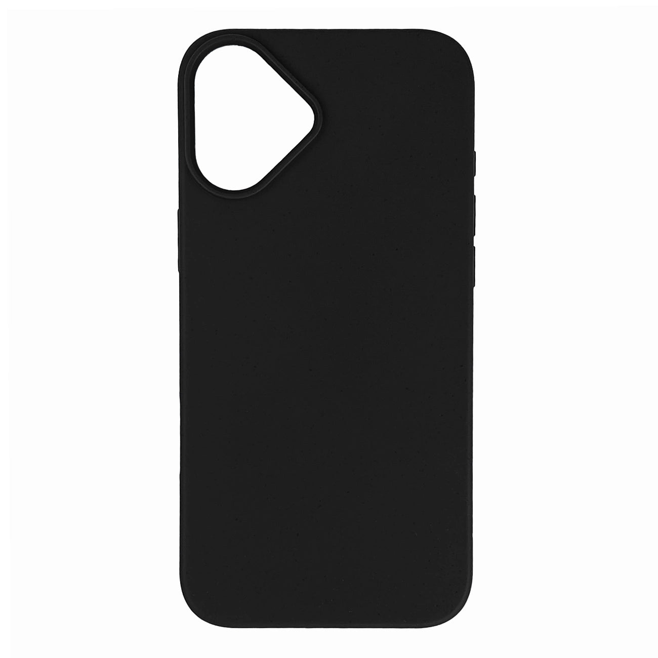 Multiple Color Wheat Bran Case for iPhone 16 - Black_0