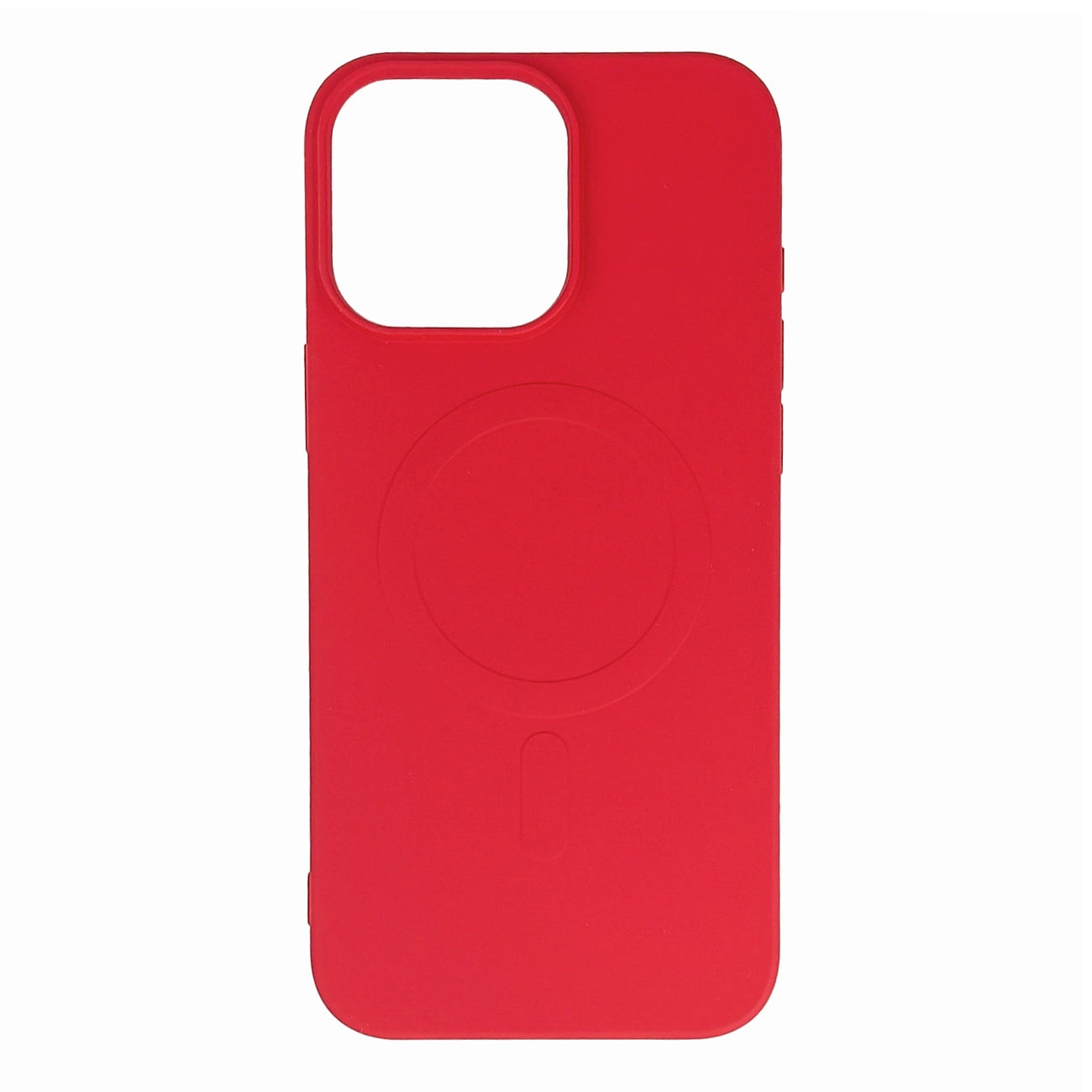 Liquid Silicone Case MagSafe for iPhone 16 Pro Max - red_0