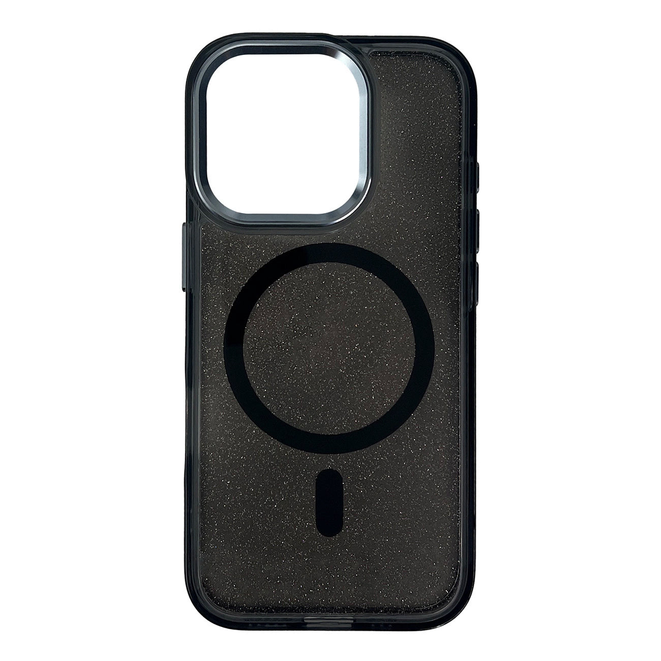 Glitter Case MagSafe for iPhone 16 Pro Max - black with glitter_0