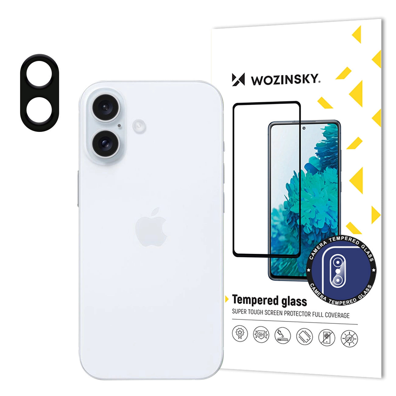 Wozinsky Full Camera Glass 9H tempered glass for the iPhone 16 camera_0