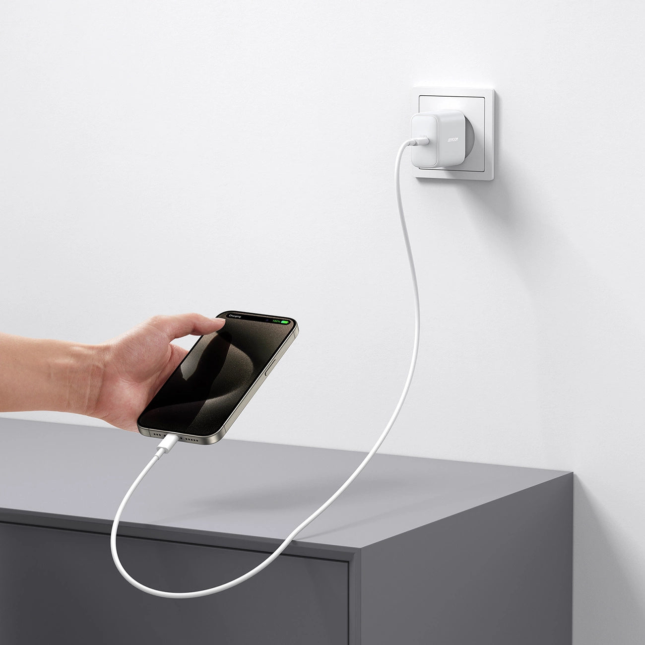 Joyroom JR-TCF24 USB-C PD 30W QC SFC network charger - white_10