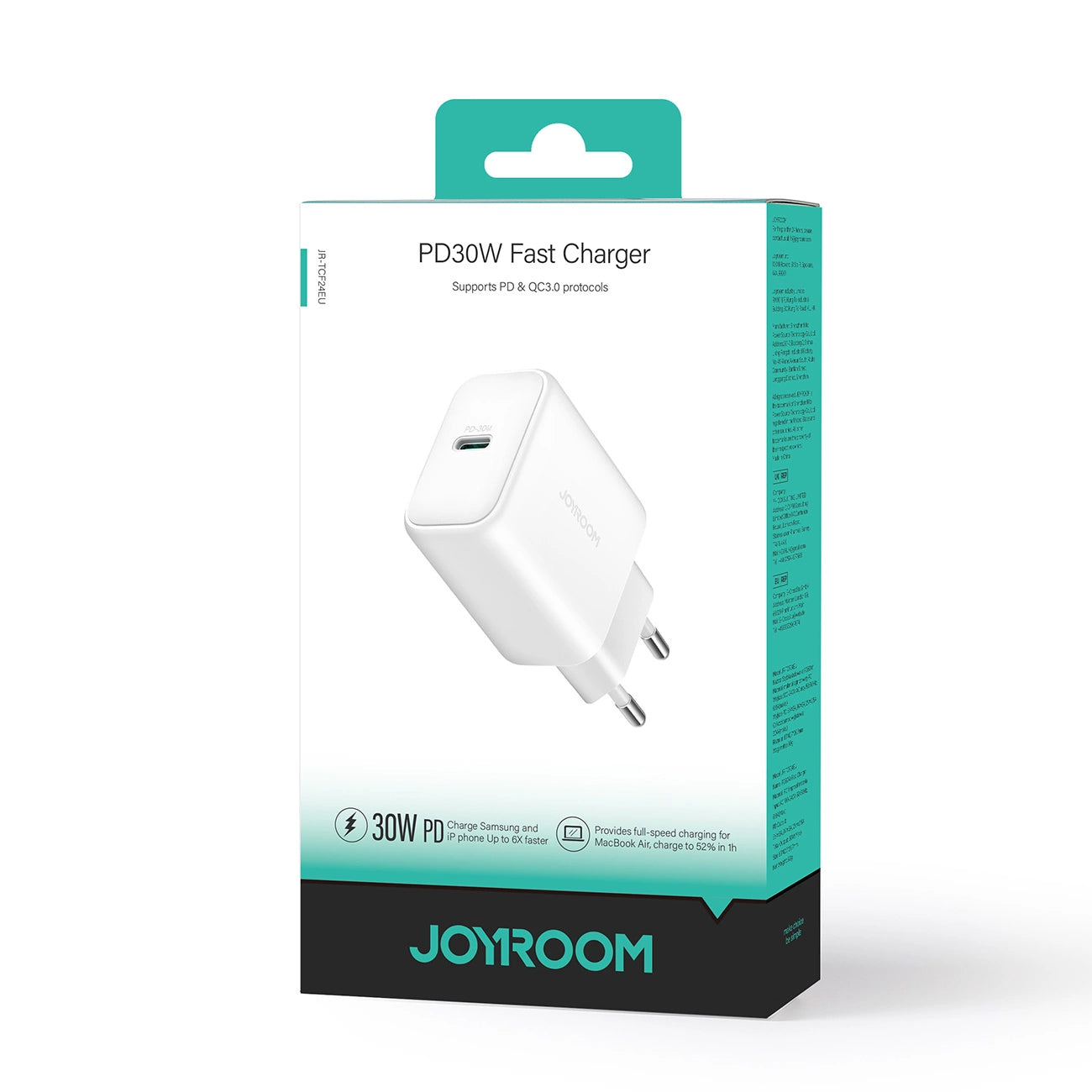 Joyroom JR-TCF24 USB-C PD 30W QC SFC network charger - white_7
