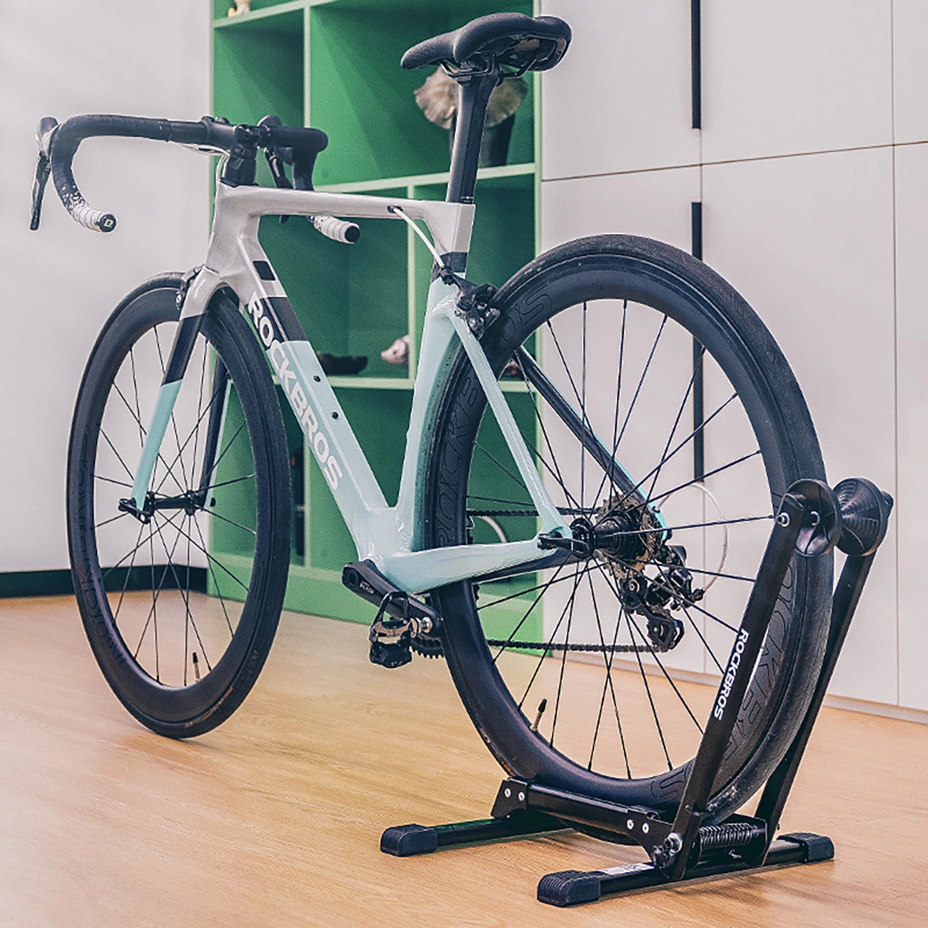 Rockbros 27210001001 Folding Bicycle Stand - Black_10