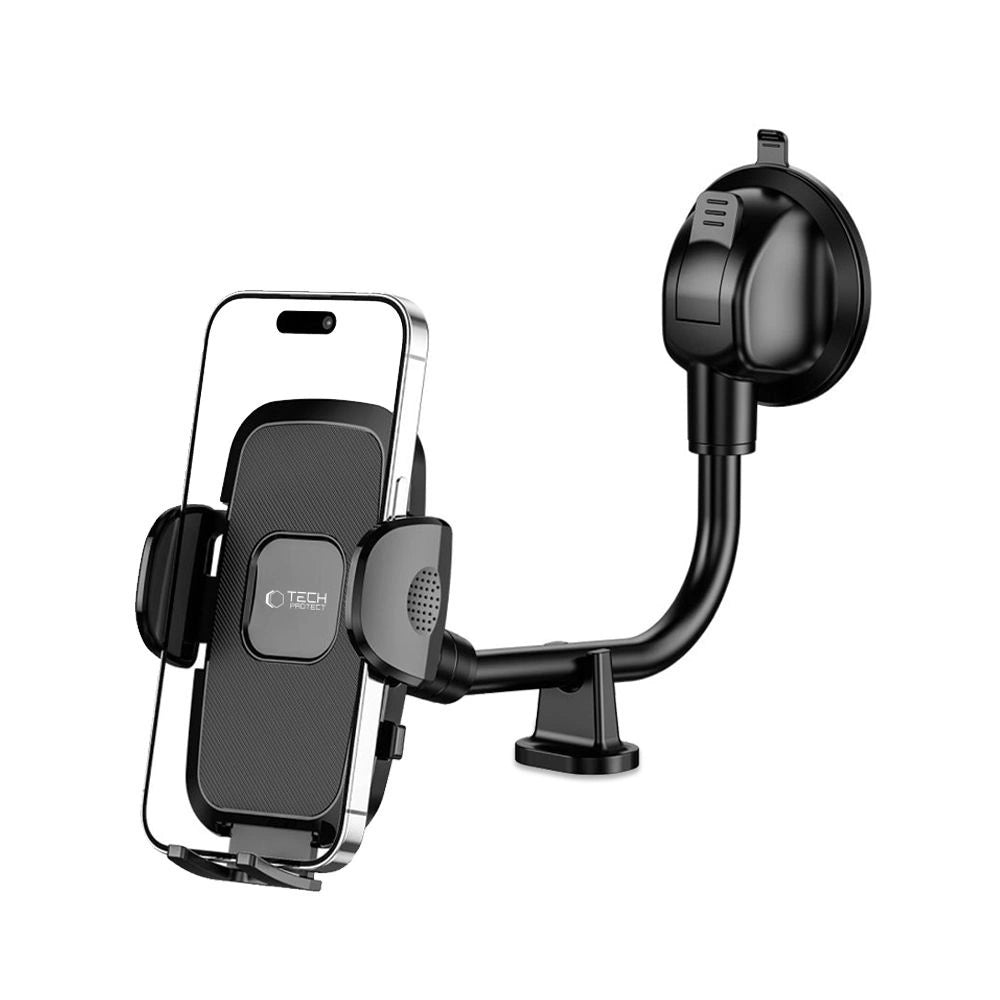 Tech-Protect V3 Long Arm Car Phone Holder for Windshield/Cockpit - Black_4
