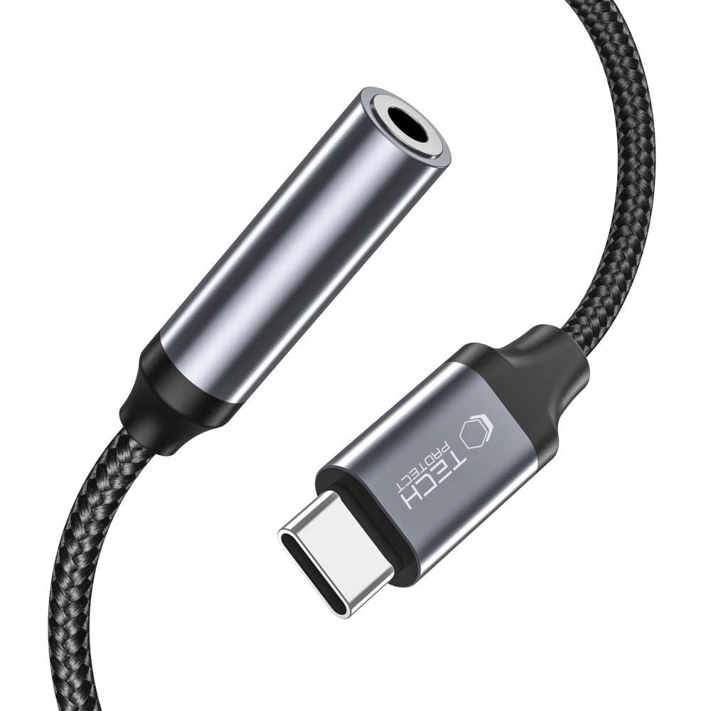 Tech-Protect UltraBoost USB-C / 3.5mm mini jack adapter - black_2